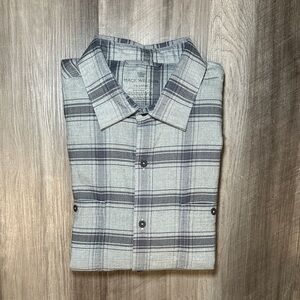Mack Weldon CoolMax Flannel Plaid Long Sleeve Button Down - 2XL